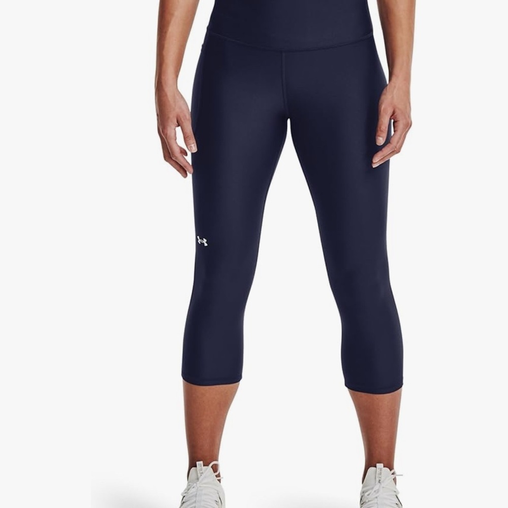 Under Armour Blue Capri Pants Athletic Performance